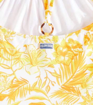 Gazette floral halterneck swimsuit | Vilebrequin Kids