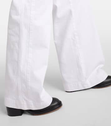 Pantaloni a gamba larga e vita alta | Frame