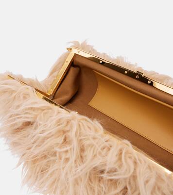 Clutch in pelliccia sintetica | Dries Van Noten