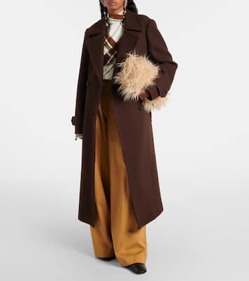 Clutch in pelliccia sintetica | Dries Van Noten