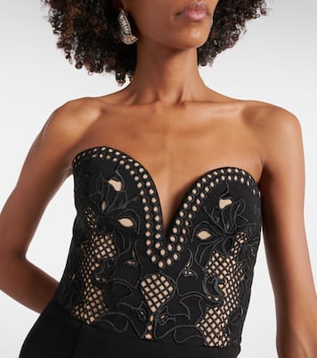 Bustier-Robe Alisa mit Spitze | Rebecca Vallance