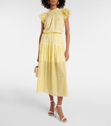 Lucia cotton voile maxi skirt | Ulla Johnson