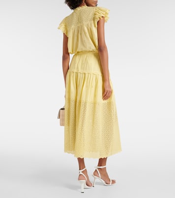 Lucia cotton voile maxi skirt | Ulla Johnson