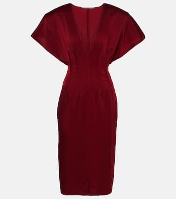 Robe midi en satin | Stella McCartney