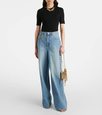 Top aus einem Seidengemisch | Rabanne