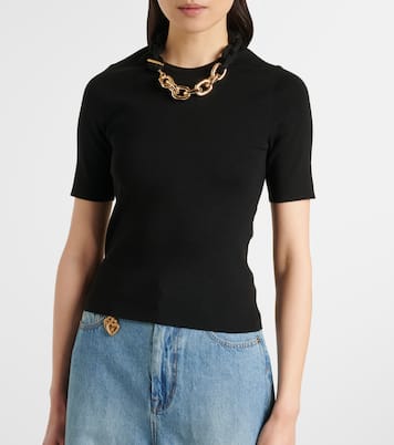 Top aus einem Seidengemisch | Rabanne