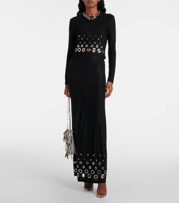 Verzierter Maxirock | Rabanne