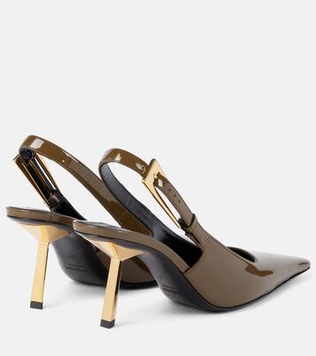 Lee 75 patent leather slingback pumps | Saint Laurent