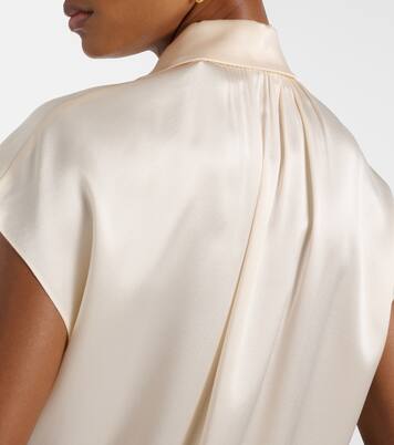 Blouse en satin de soie | Vince
