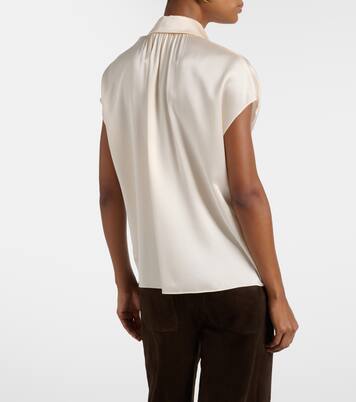 Blouse en satin de soie | Vince