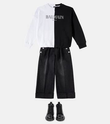 Cotton sweatshirt | Balmain Kids