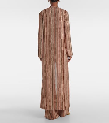 Cardigan aus Häkelstrick mit Pailletten | Missoni