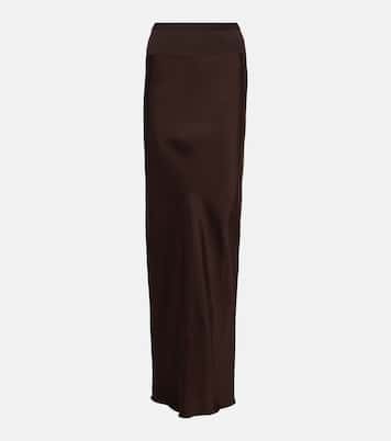 Satin maxi skirt | Rick Owens