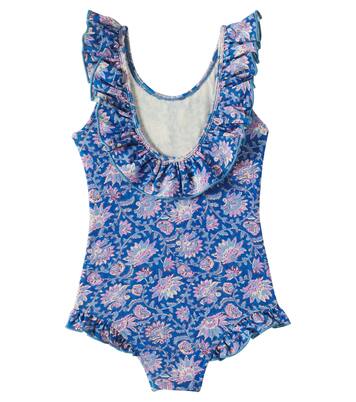 Andrea printed ruffled swimsuit | Louise Misha