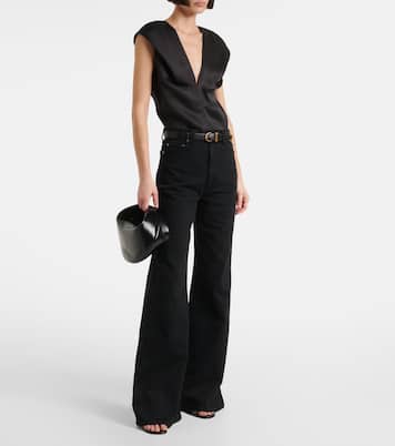 Dane high-rise wide-leg jeans | Khaite