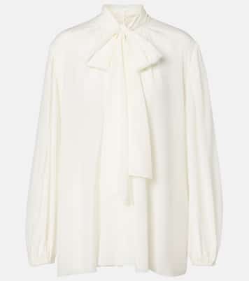 Schluppenbluse aus einem Seidengemisch | Dolce&Gabbana