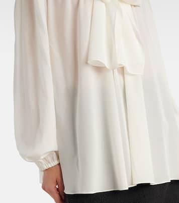 Schluppenbluse aus einem Seidengemisch | Dolce&Gabbana