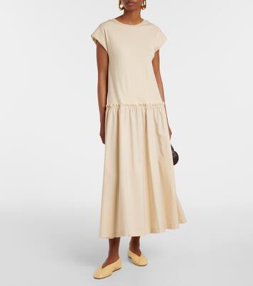 Robe longue en coton | Joseph