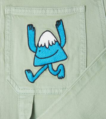 Appliqué cotton-blend cargo pants | Stella McCartney Kids