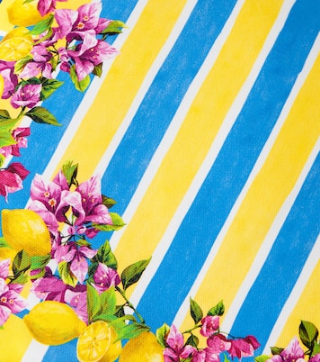 Taormina striped cotton cushion | Dolce&Gabbana Casa