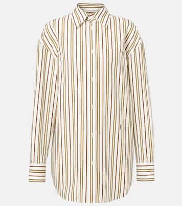 Cassandre striped cotton poplin shirt | Saint Laurent