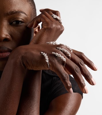 Bague Y-Conic en or blanc 18 ct et diamants | Yeprem