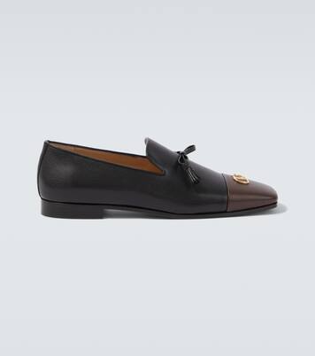 Babouchoes VLogo leather loafers | Valentino Garavani