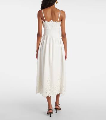 Robe midi Lilianna en coton mélangé | Simkhai
