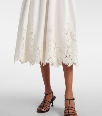 Robe midi Lilianna en coton mélangé | Simkhai