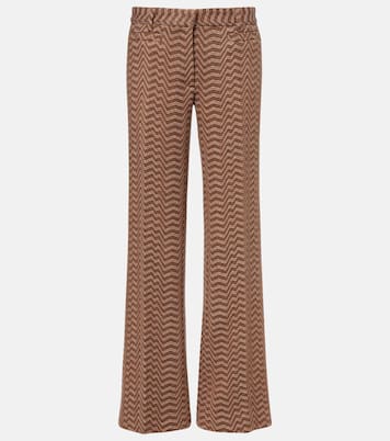 Zigzag low-rise bootcut pants | Missoni
