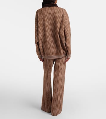 Zigzag low-rise bootcut pants | Missoni