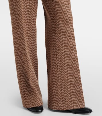 Zigzag low-rise bootcut pants | Missoni