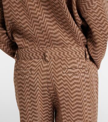 Zigzag low-rise bootcut pants | Missoni