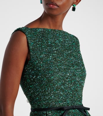 Robe midi en tweed | Erdem