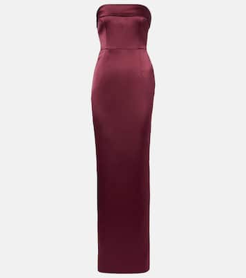 Abito lungo Rhea in raso | The New Arrivals Ilkyaz Ozel