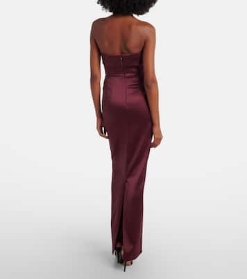 Abito lungo Rhea in raso | The New Arrivals Ilkyaz Ozel