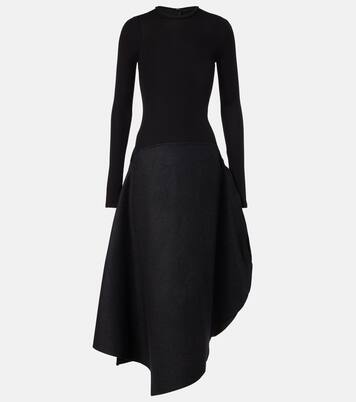 Robe midi asymétrique | Victoria Beckham