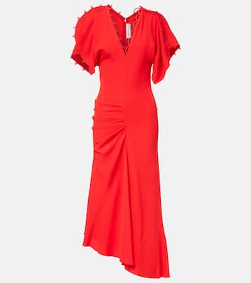 Asymmetric draped maxi dress | Victoria Beckham