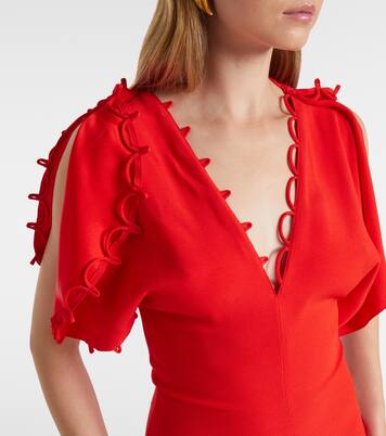 Asymmetric draped maxi dress | Victoria Beckham