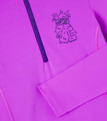 Ida printed half-zip technical top | Bogner Kids