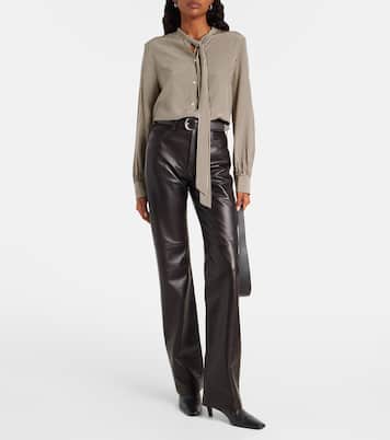 Leather bootcut pants | Nili Lotan