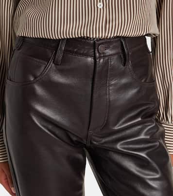Leather bootcut pants | Nili Lotan