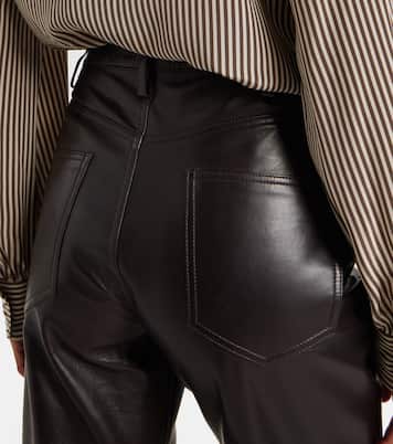 Leather bootcut pants | Nili Lotan