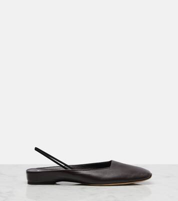 Kate leather slingback flats | Calvin Klein Collection
