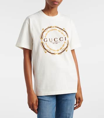Logo cotton jersey T-shirt | Gucci