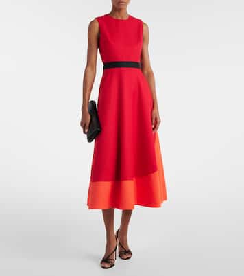 Mire colorblocked midi dress | Roksanda