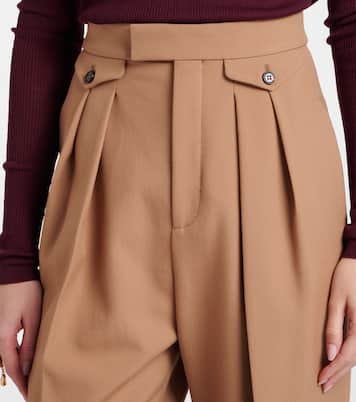 Virgin wool gabardine wide-leg pants | Chloé