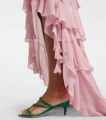 Sandalen mit Kristallen | Rene Caovilla