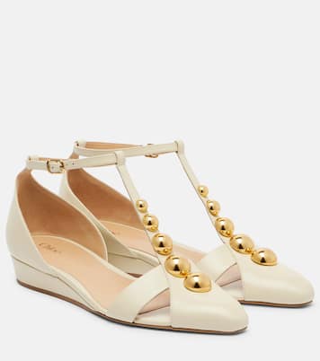 Verzierte Ballerinas aus Leder | Chloé