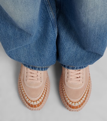 Nama suede platform sneakers | Chloé